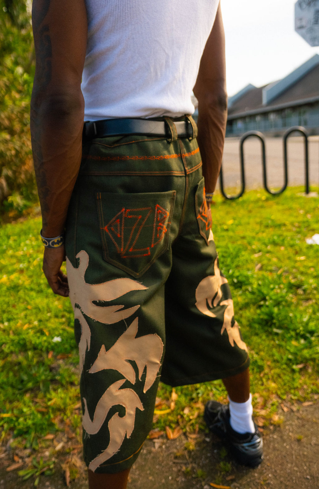“Dancing Dragons” Jorts